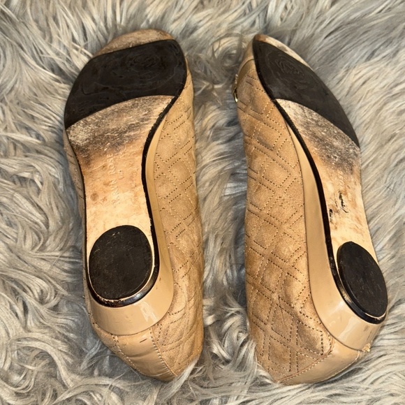 Taryn Rose Priya Quilted Patent Leather Ballet Flat Size 9.5 - Picture 10 of 11